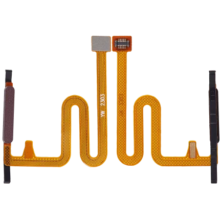 Fingerprint Reader With Flex Cable Compatible For Samsung Galaxy A14 (A145P / 2023) (Dark Red)