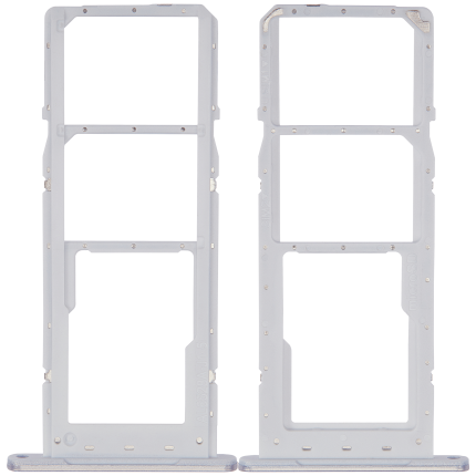 Dual Sim Card Tray Compatible For Samsung Galaxy A14 (A145F) (Silver)