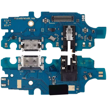 Charging Port Board With Headphone Jack Compatible For Samsung Galaxy A14 5G (A146B / 2023) (International Version) (Aftermarket Plus)