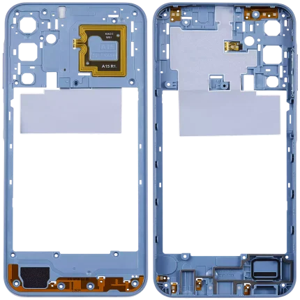 Mid-Frame Housing Compatible For Samsung Galaxy A15 5G (A156 / 2023) (Optimistic Blue)