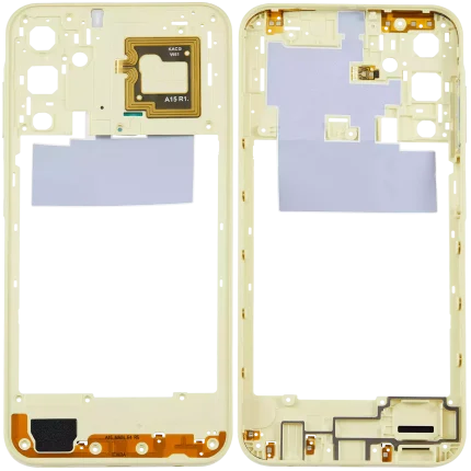 Mid-Frame Housing Compatible For Samsung Galaxy A15 5G (A156 / 2023) (Personality Yellow)