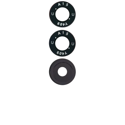 Back Camera Lens (Glass Only) With Adhesive Compatible For Samsung Galaxy A15 4G (A155 / 2023) / A15 5G (A156 / 2023) (3 Piece Set)