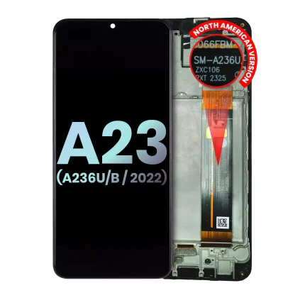 LCD Assembly With Frame Compatible For Samsung Galaxy A23 5G (A236U/B / 2022) (North American U/B Version) (Service Pack) (All Colors)