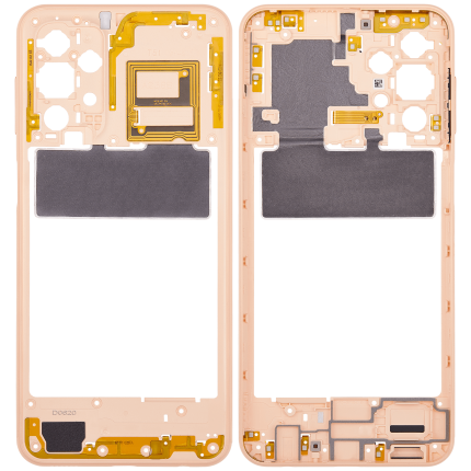 Mid-Frame Housing Compatible For Samsung Galaxy A23 5G (A236U / A236B / 2022) (US & International Version) (Peach)