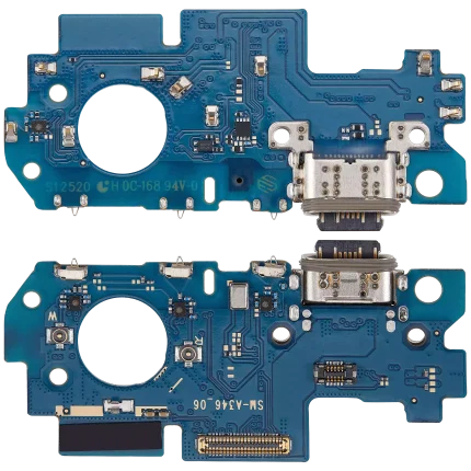 Charging Port With Board Compatible For Samsung Galaxy A34 (A346 / 2023) (Aftermarket Plus)