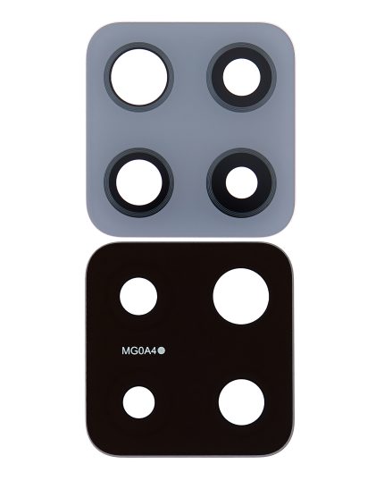 Back Camera Lens (Glass Only) With Adhesive Compatible For Samsung Galaxy A42 5G (A426 / 2020) (Prism Dot Gray) (10 Pack)