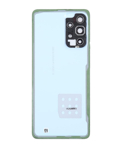 Back Cover Glass With Camera Lens Compatible For Samsung Galaxy A53 5G (A536 / 2022) (Service Pack) (Blue)