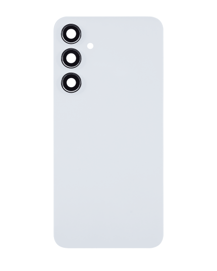 Back Cover Glass With Camera Lens Compatible For Samsung Galaxy A55 5G (A556 / 2024) (No Logo) (Aftermarket Plus) (Iceblue)