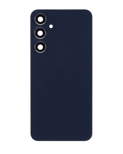 Back Cover Glass With Camera Lens Compatible For Samsung Galaxy A55 5G (A556 / 2024) (No Logo) (Aftermarket Plus) (Navy)
