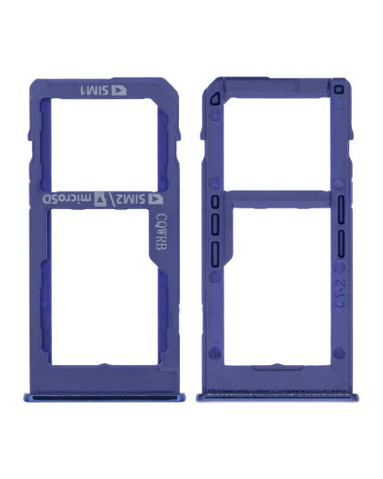 Dual Sim Card Tray Compatible For Samsung Galaxy A60 (A606 / 2019) (Seawater Blue)