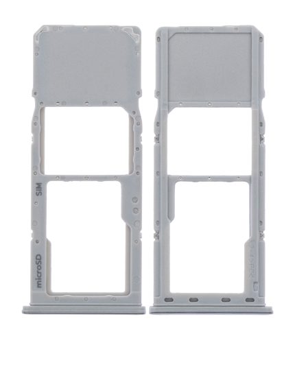 Single Sim Card Tray Compatible For Samsung Galaxy A70 (A705 / 2019) (Silver)
