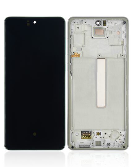 OLED Assembly With Frame Compatible For Samsung Galaxy A73 (A735 / 2022) (Refurbished) (Mint)