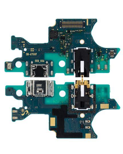 Charging Port With Headphone Jack Compatible For Samsung Galaxy A7 (A750 / 2018) (Premium)