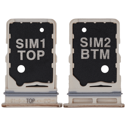 Dual Sim Card Tray Compatible For Samsung Galaxy A80 (A805 / 2019) (Angel Gold)