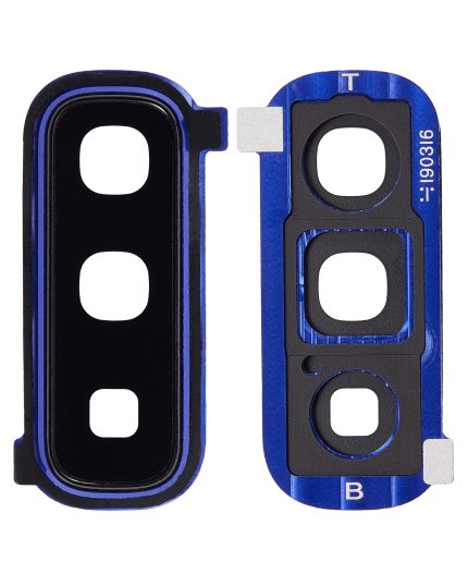 Back Camera Lens With Cover Bezel Ring Compatible For Samsung Galaxy Fold 4G (F900) / Fold 5G (F907) (Astro Blue)