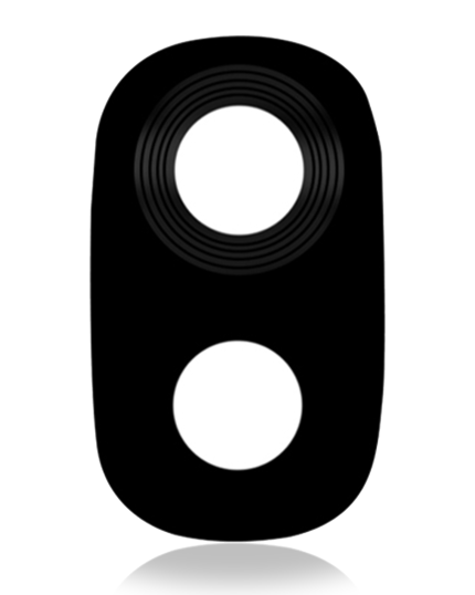 Back Camera Lens With Bezel Ring Compatible For Samsung Galaxy J3 (J337 / 2018) (Black)