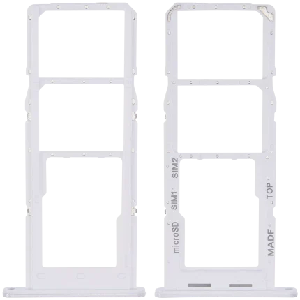 Dual Sim Card Tray Compatible For Samsung Galaxy M14 (M146 / 2023) (Silver)
