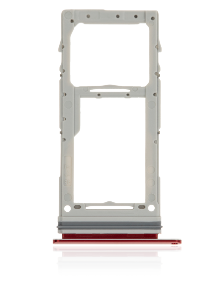 Dual Sim Card Tray Compatible For Samsung Galaxy Note 10 Lite (Aura Red)