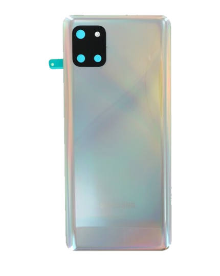 Back Cover Glass With Camera Lens Compatible For Samsung Galaxy Note 10 Lite (Service Pack) (Aura Glow)