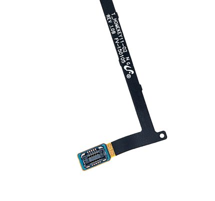 Home Button With Flex Compatible For Samsung Galaxy Note 4 (Gold)