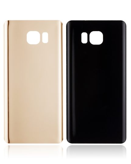 Back Cover Glass Compatible For Samsung Galaxy Note 5 (Service Pack) (Gold)
