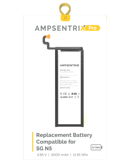 Replacement Battery Compatible For Samsung Galaxy Note 5 (EzeePro Pro)