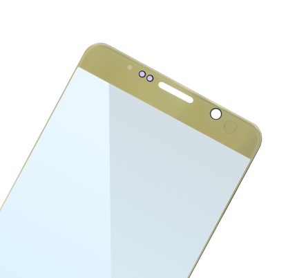 Front Glass With OCA Pre-Installed Compatible For Samsung Galaxy Note 5 (Gold)