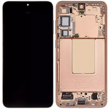 OLED Assembly With Frame Compatible For Samsung Galaxy S24 Plus 5G (US & International Version) (Refurbished) (Sandstone Orange)