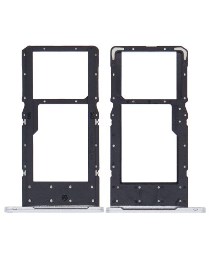 Sim Card Tray Compatible For Samsung Galaxy Tab A7 Lite (T225) (Silver) (4G Version)