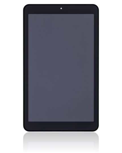 LCD Assembly With Frame Compatible For Samsung Galaxy Tab A 8.0" (T387) (Refurbished) (Black)