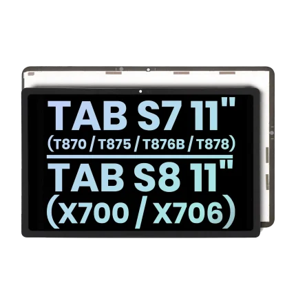 LCD Assembly Without Frame Compatible For Samsung Galaxy Tab S7 11" (2020) (T870 / T875 / T876B / T878)  /  Tab S8 11" (2022) (X700 / X706) (Wi-Fi & Cellular) (Service Pack) (All Colors)