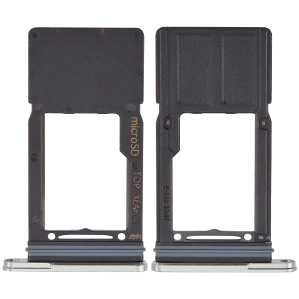 Micro SD Sim Card Tray Compatible For Samsung Galaxy Tab S9 FE 10.9" (X510 / X516) (2023) (Silver)