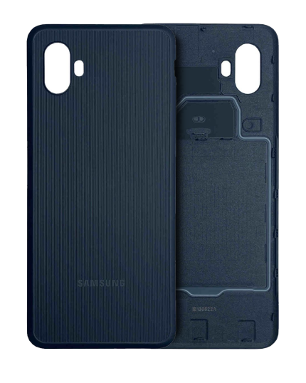 Back Cover Glass With Camera Lens Compatible For Samsung Galaxy Xcover 6 Pro (Service Pack) (Black)