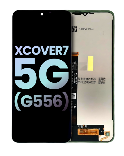 OLED Assembly Without Frame Compatible For Samsung Galaxy Xcover7 5G (G556) (Service Pack) (Black)