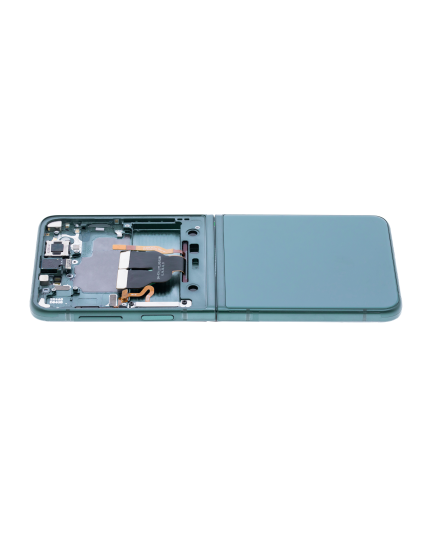 Inner OLED Assembly With Frame Compatible For Samsung Galaxy Z Flip 3 5G (US & International) (Service Pack) (Green)