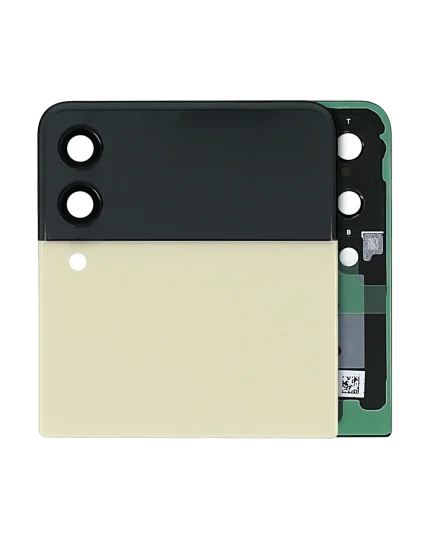 Outer OLED Assembly Compatible For Samsung Galaxy Z Flip 3 5G (US & International) (Used OEM Pull: Grade B/C) (Cream)