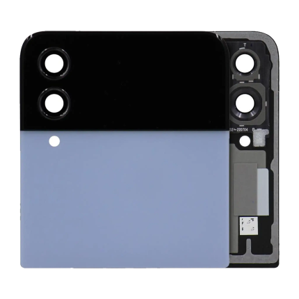 Outer OLED Assembly Compatible For Samsung Galaxy Z Flip 4 5G (US & International) (Refurbished) (Blue)