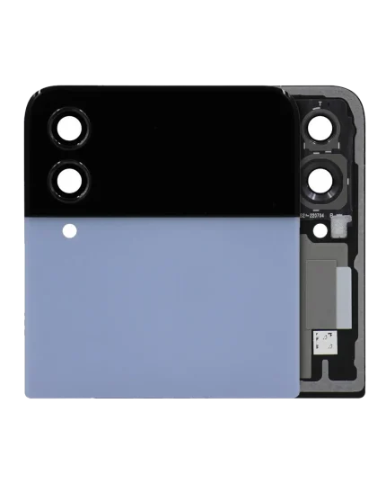 Outer OLED Assembly Compatible For Samsung Galaxy Z Flip 4 5G (US & International) (Used OEM Pull: Grade A) (Blue)
