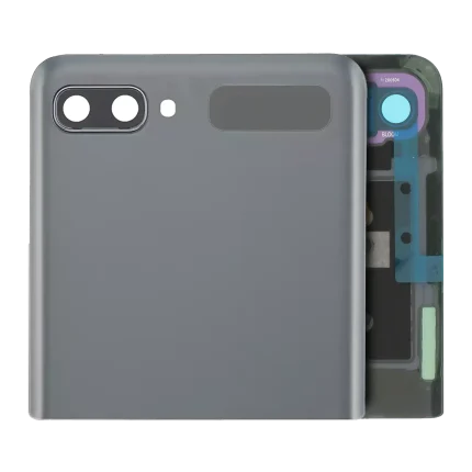 Outer OLED Assembly With Frame Compatible For Samsung Galaxy Z Flip 4G (F700) / Z Flip 5G (F707) (Service Pack) (Mystic Gray)