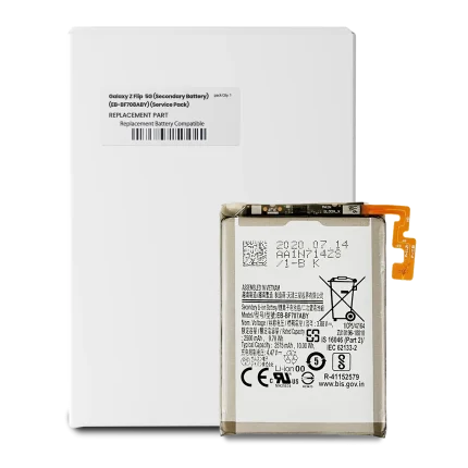 Replacement Battery (Secondary )Compatible For Samsung Galaxy Z Flip 5G (EB-BF708ABY) (Service Pack)