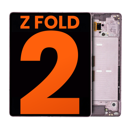 Inner OLED Assembly With Frame Compatible For Samsung Galaxy Z Fold 2 5G (Blemish: Grade B) (US & International) (Mystic Bronze)