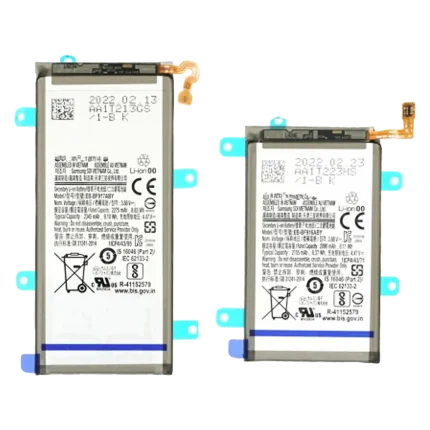 Replacement Battery (Main and Secondary) Compatible For Samsung Galaxy Z Fold 2 5G (EB-BF916ABY / EB-BF917ABY) (Service Pack)