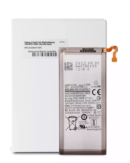 Replacement Battery (Secondary ) Compatible For Samsung Galaxy Z Fold 2 5G ( EB-BF917ABY) (Service Pack)
