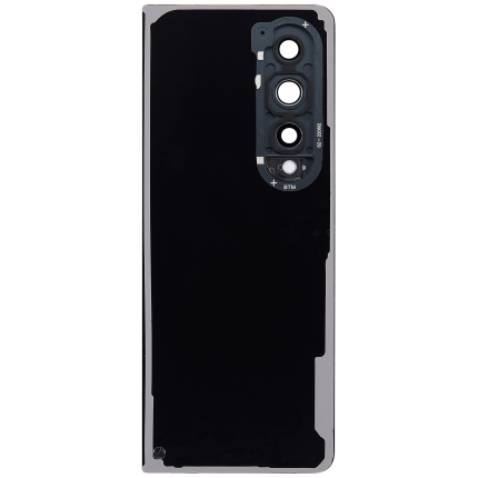 Back Cover Glass With Camera Lens Compatible For Samsung Galaxy Z Fold 4 (Service Pack) (Graygreen)