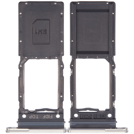 Single Sim Card Tray Compatible For Samsung Galaxy Z Fold 5 (F946) (Cream)