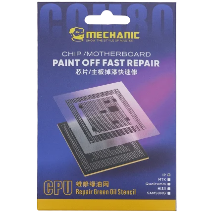 CPU Repair Green Oil Stencil (A8 - A18 Pro) For iPhone 6-16 Series (COM80) (Mechanic)