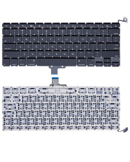 Keyboard & Backlight & Screws (US English) Compatible For MacBook Unibody 13" (A1278 / Late 2008)