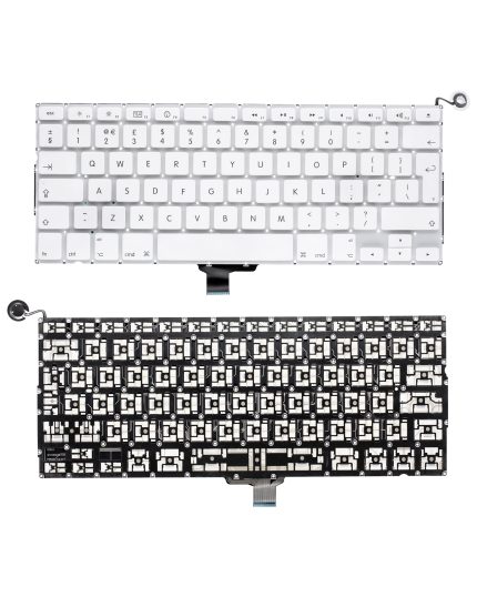 Keyboard W/ Backlight & Screws Compatible For MacBook Unibody 13" (A1342 / Late 2009 / Mid 2010) (UK English)