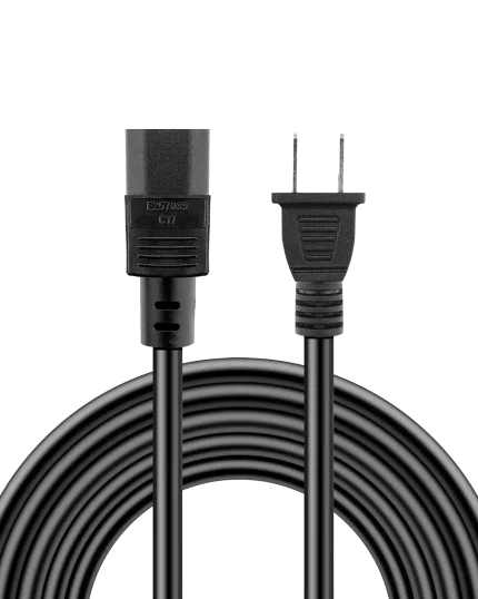 Universal 3 Prong AC Power Cable (C17) Adapter Power Cord Compatible For Xbox & PlayStation Pro Consoles ( CUH-7015 / CUH-7115)