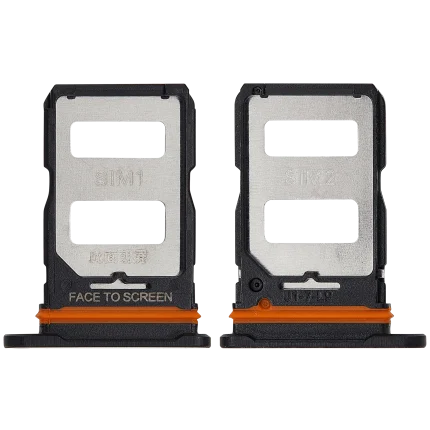 Sim Card Tray Compatible For Xiaomi 12 Lite (Black)